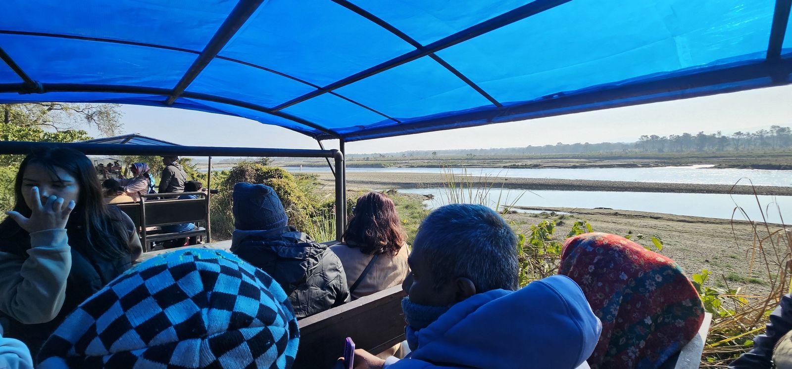 Safari journey through the Chitwan landscape
