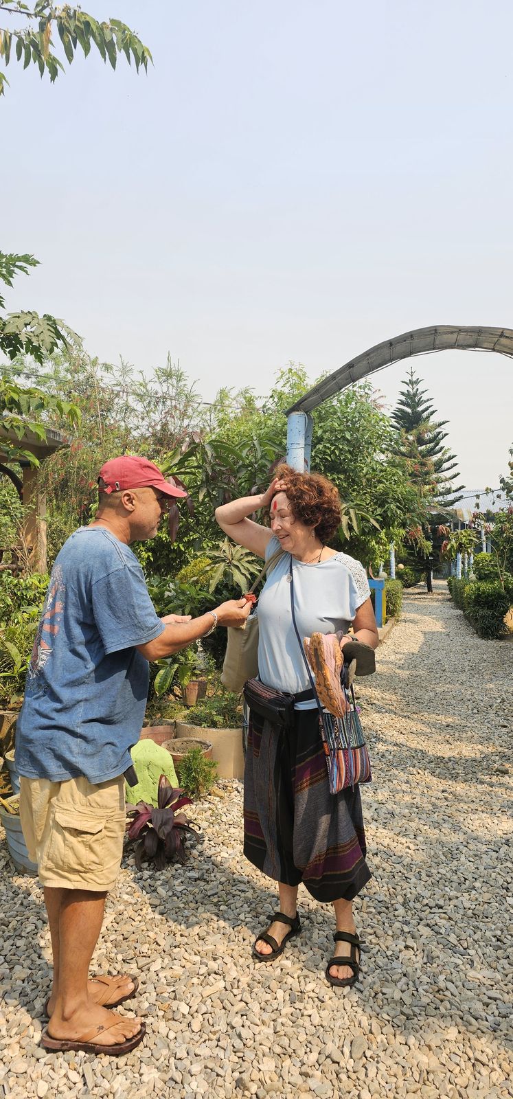 Guests exploring with a local nature guide